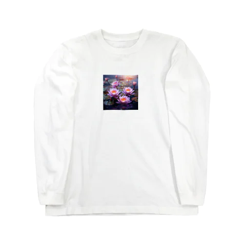 睡蓮　なでしこ1478 Long Sleeve T-Shirt