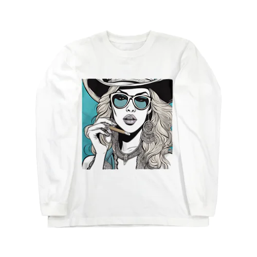 カウガール Long Sleeve T-Shirt