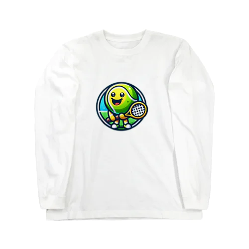 テニスボールキャラクター Long Sleeve T-Shirt