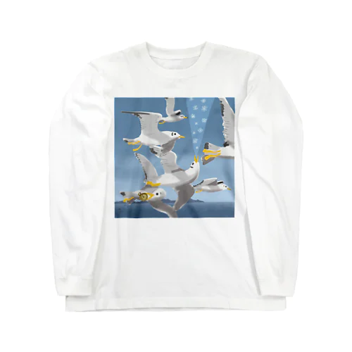 カモメ　seagulls   Long Sleeve T-Shirt