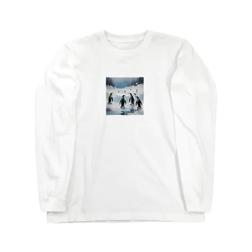 共存を目指すペンギン Long Sleeve T-Shirt