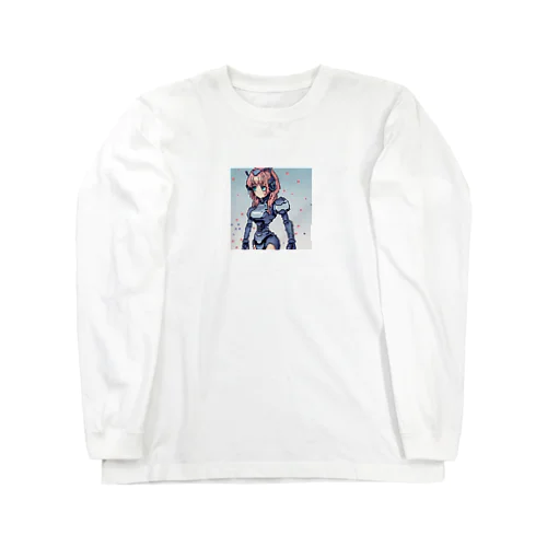 ドット絵ロボ子 Long Sleeve T-Shirt