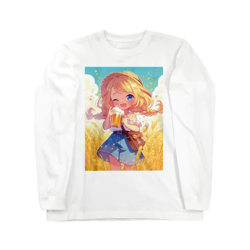 ポップビアガール Long Sleeve T-Shirt