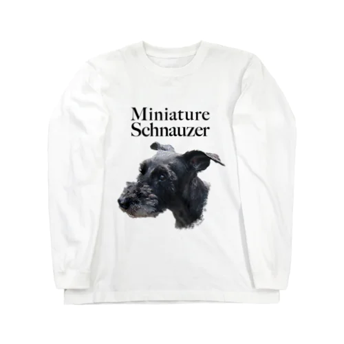 Vintage Style M.Schnauzer ロングスリーブTシャツ