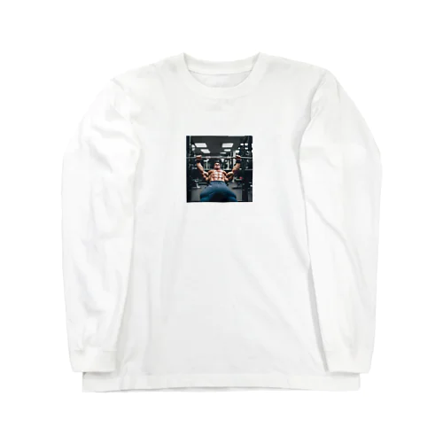 筋トレの定番、ベンチプレス！ Long Sleeve T-Shirt