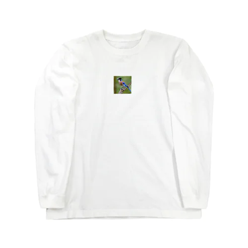 かわいいルリカケス Long Sleeve T-Shirt