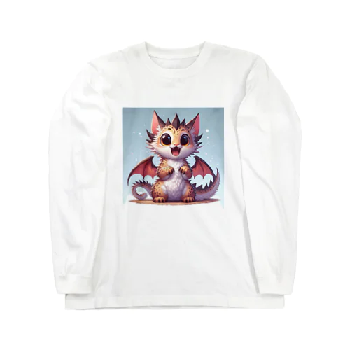 びっくり！ 猫ドラゴン Long Sleeve T-Shirt