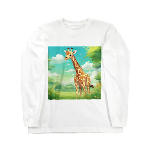 アニメ　きりん Long Sleeve T-Shirt