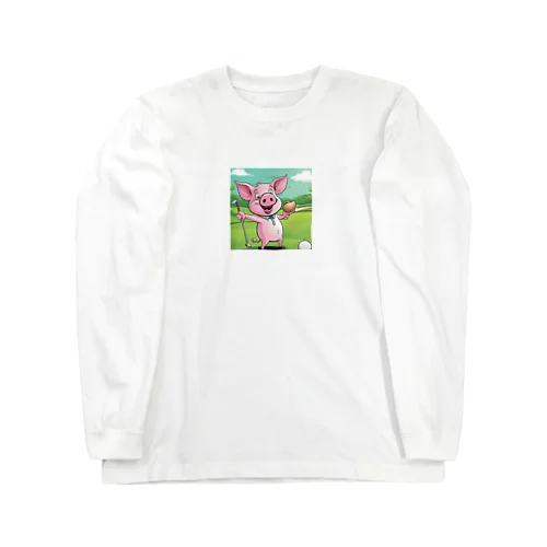 ぷ―のゴルフ Long Sleeve T-Shirt