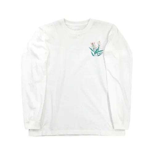 RetrowaveFlower-イキシア- Long Sleeve T-Shirt