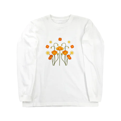 ポピー Long Sleeve T-Shirt