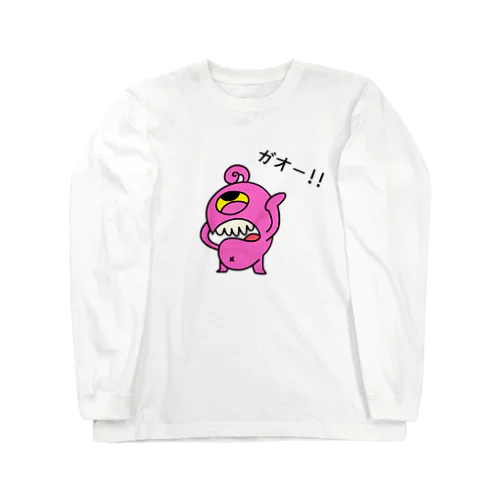 ピンク怪獣 for Kids ロングスリーブTシャツ