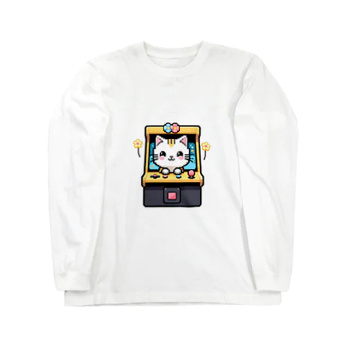 ゲーム花ネコ美 Long Sleeve T-Shirt