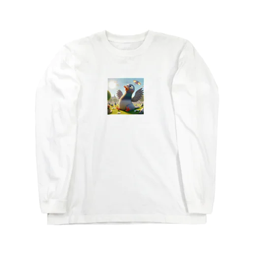 明るい子供のハト Long Sleeve T-Shirt