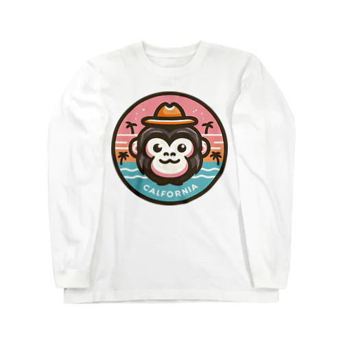 RCW_Gorilla_California ロングスリーブTシャツ