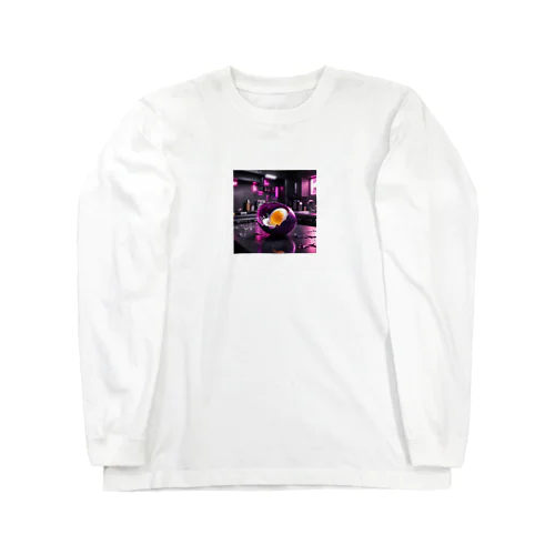 宇宙人が作ったゆで卵 Long Sleeve T-Shirt