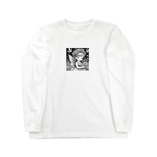 花摘みの少女 Long Sleeve T-Shirt