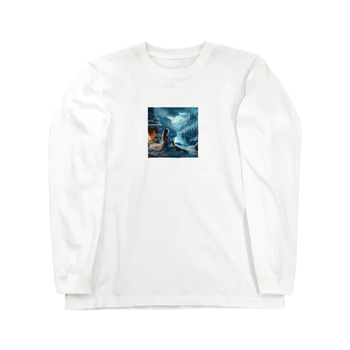 癒しの風景美女 Long Sleeve T-Shirt