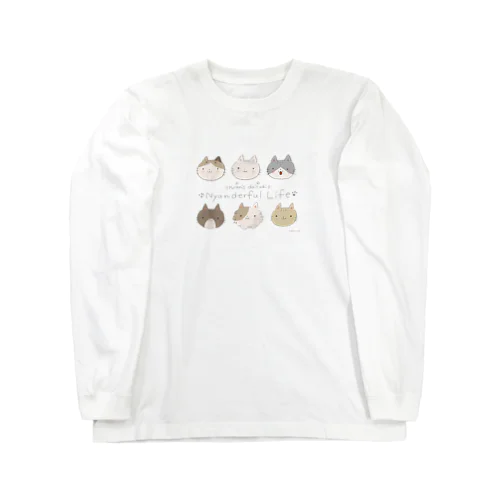 にゃんだふるLife Long Sleeve T-Shirt