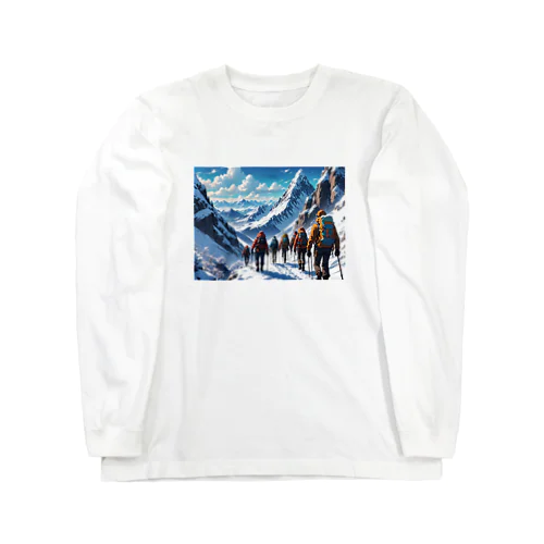 冬の登山隊 Long Sleeve T-Shirt