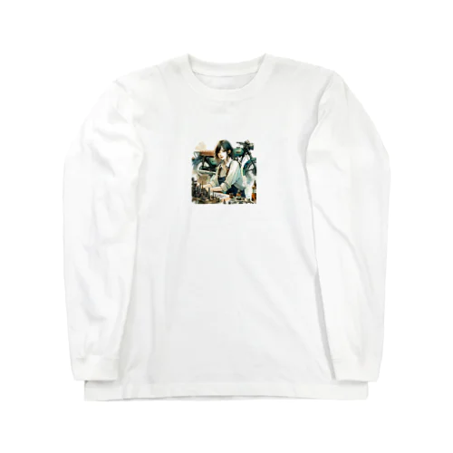 バイク女子サキ Long Sleeve T-Shirt