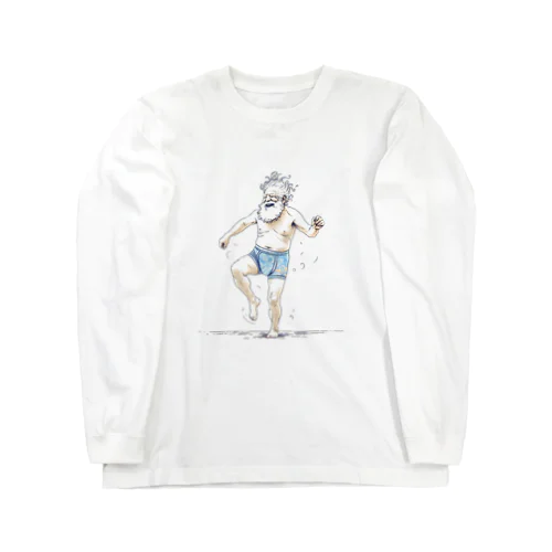 陽気なおじいちゃん Long Sleeve T-Shirt