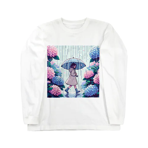 ピクセルレインガール2 Long Sleeve T-Shirt