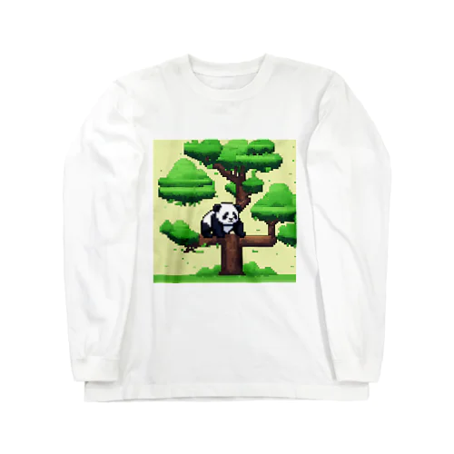 木とパンダ Long Sleeve T-Shirt