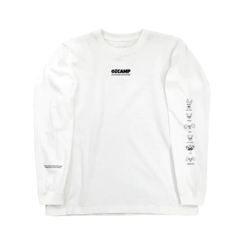 OZCAMP/黒字/Tシャツ Long Sleeve T-Shirt