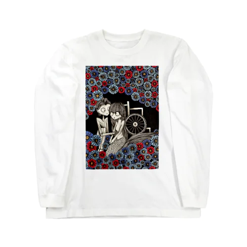 人魚とお花畑 Long Sleeve T-Shirt