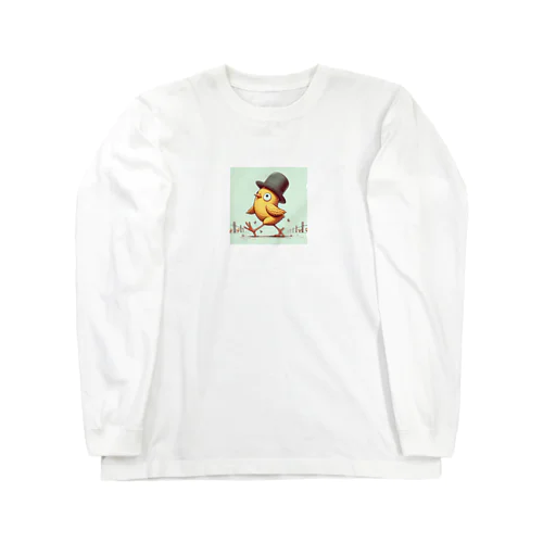 ピヨピヨ歩きましょ Long Sleeve T-Shirt