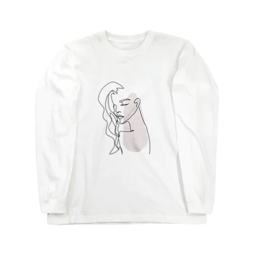 woman2（背景透過ver） Long Sleeve T-Shirt