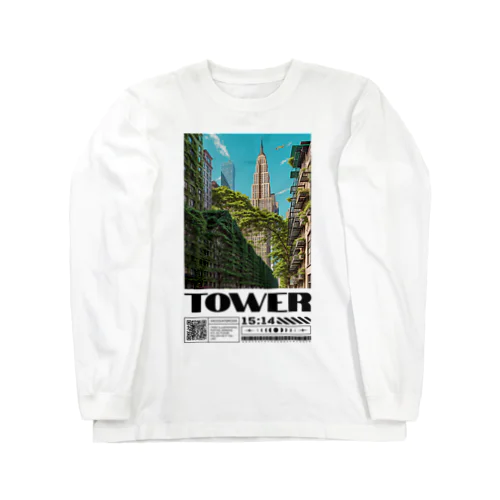 荒廃した街 Long Sleeve T-Shirt