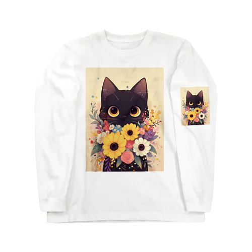 花束を猫に　Hime  253 Long Sleeve T-Shirt