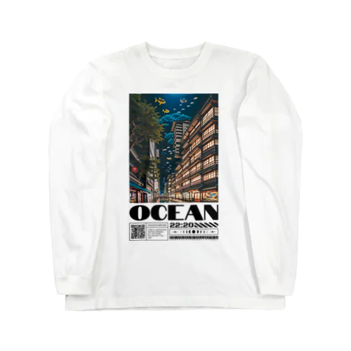 海底都市 ロングスリーブTシャツ