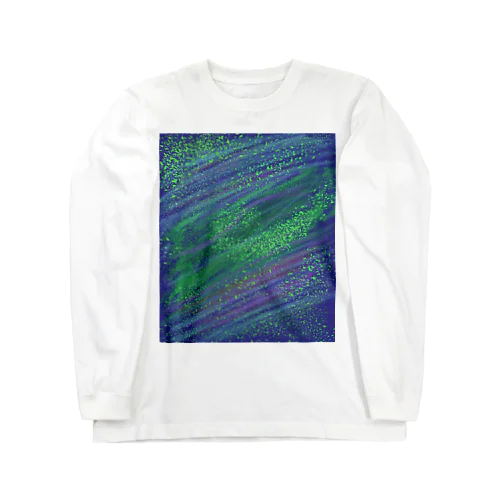 JUNSEN（純仙）天井に見えるオーロラとブリザードの光の反射 Long Sleeve T-Shirt