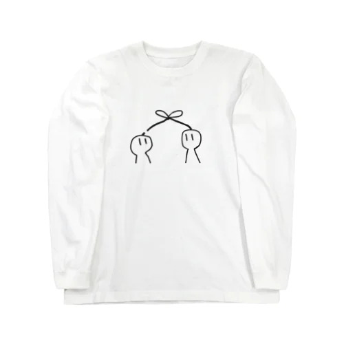 枝が切れました…。コンセント君（白） Long Sleeve T-Shirt