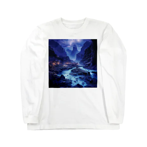 夜景　なでしこ1478 Long Sleeve T-Shirt