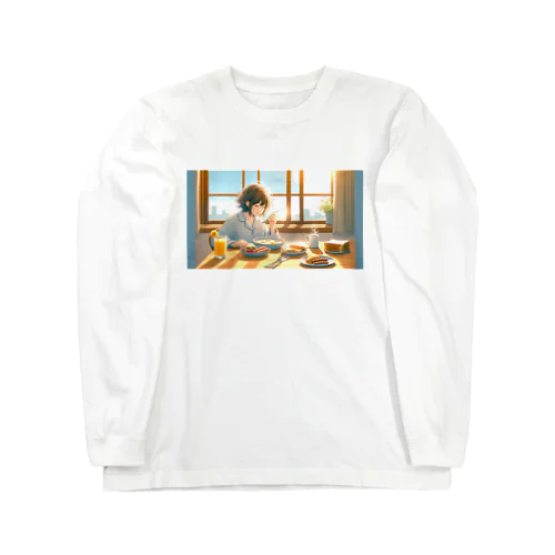 AIが考える穏やかな朝 Long Sleeve T-Shirt