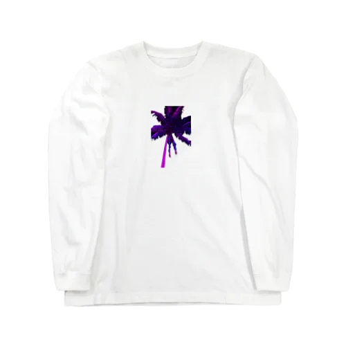 ネオンヤシの木 Long Sleeve T-Shirt