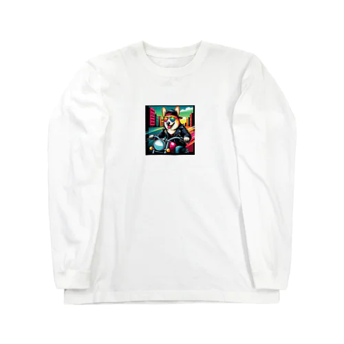 キャップ犬4 Long Sleeve T-Shirt