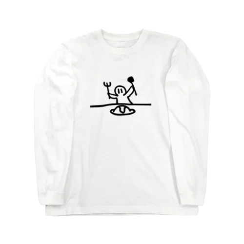 オムライスとコンセント君 Long Sleeve T-Shirt