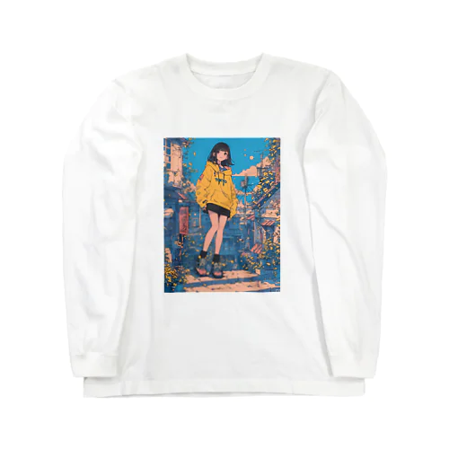 昭和テイストカラフルPOPガーリー Long Sleeve T-Shirt