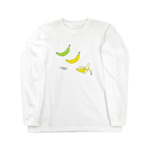 a banana progress ロングスリーブTシャツ