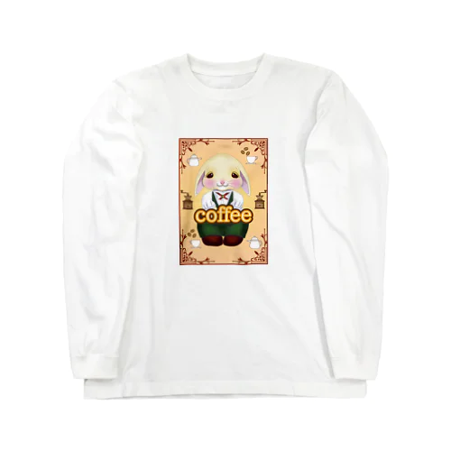 垂れ耳ウサギの『ロップさん』🐇 ロングスリーブTシャツ