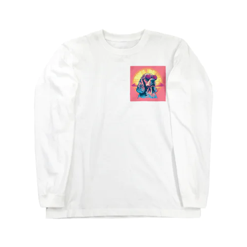 cocker sunset Long Sleeve T-Shirt