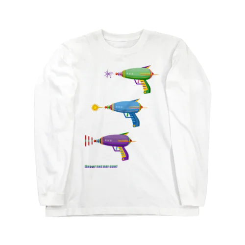 Shoot the ray gun! Long Sleeve T-Shirt