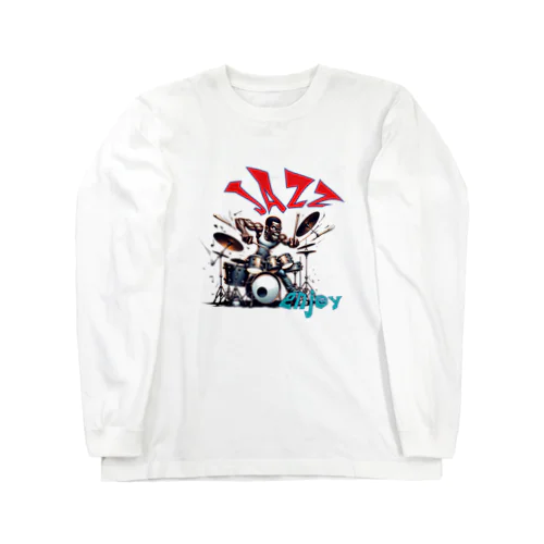 ビート・ブラスト・ドラマー Long Sleeve T-Shirt