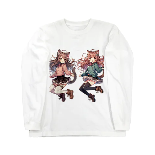 ねこニコばん ロングスリーブTシャツ