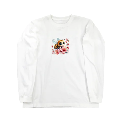 愛くるしいニホンミツバチ Long Sleeve T-Shirt